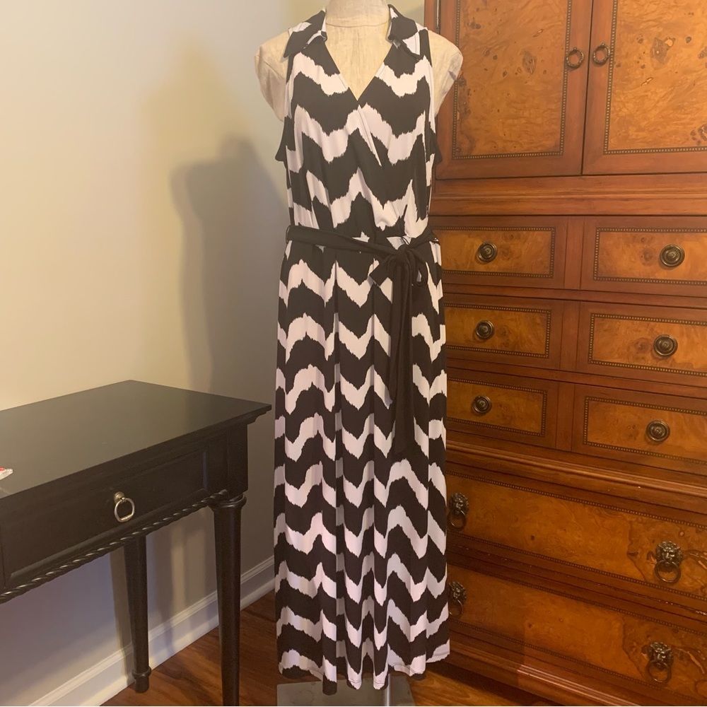 Black & white, Maxi dress